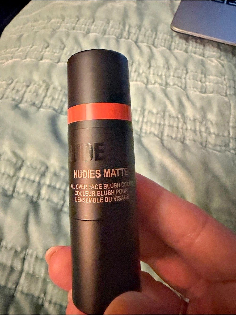 Nudestix Nudies Matte All Over Face Blush Color Picante Red NEW
